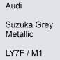 Preview: Audi, Suzuka Grey Metallic, LY7F / M1.